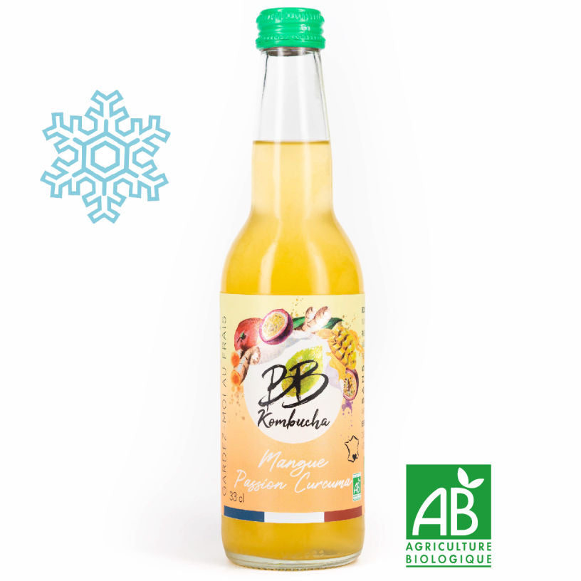 Kombucha Mangue Passion Curcuma