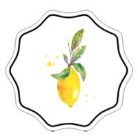 Glace citron jaune