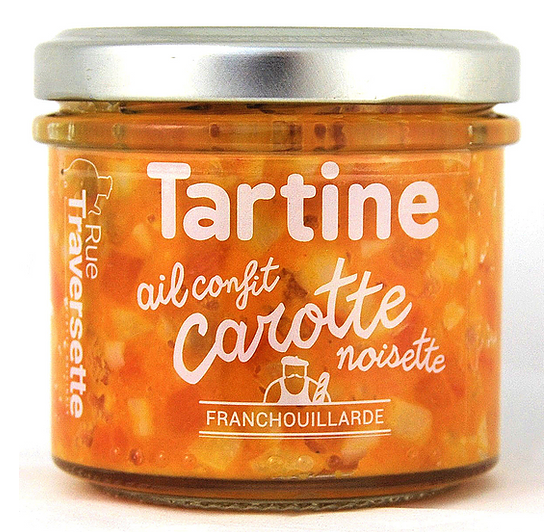 Ail confit, carotte et noisette