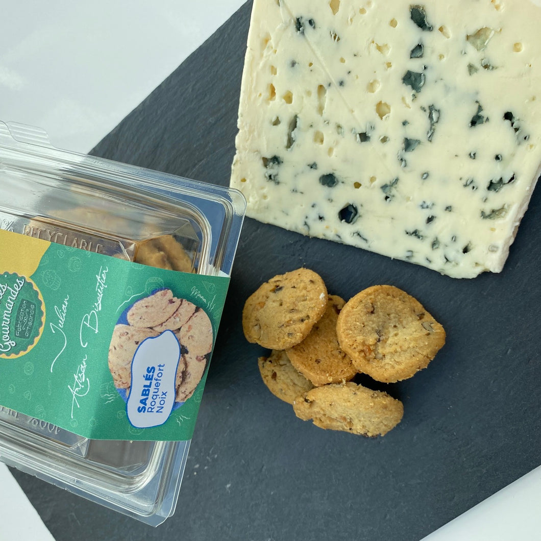 Sablés Roquefort et Noix