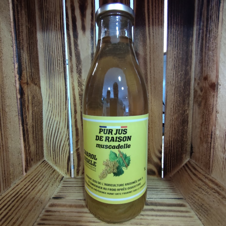 Jus de raisin blanc